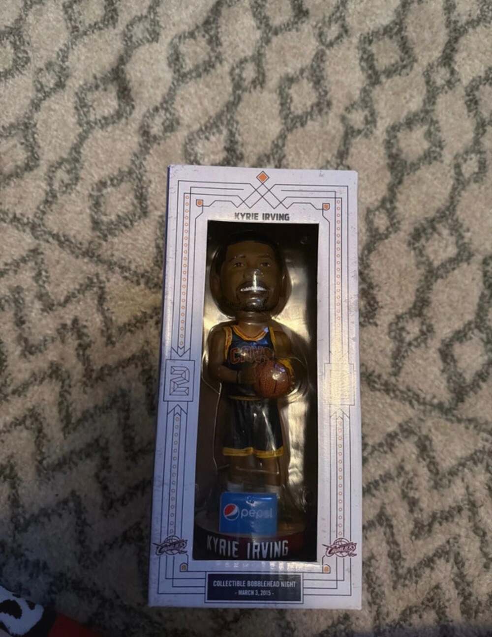 Kyrie Irving Cleveland Cavaliers Pepsi Collectible Bobblehead Night March 3 2015